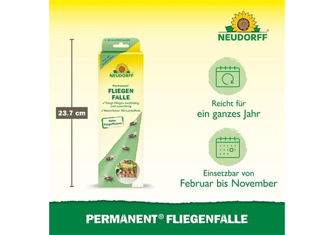 Neudorff Neudorff Permanent Fliegenfalle, 4 Stück