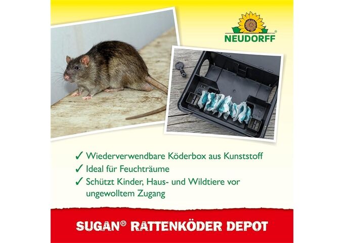 Neudorff Neudorff Sugan Rattenköder Depot 1 St