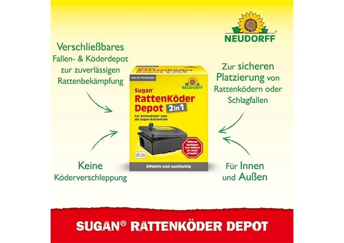 Neudorff Neudorff Sugan Rattenköder Depot 1 St
