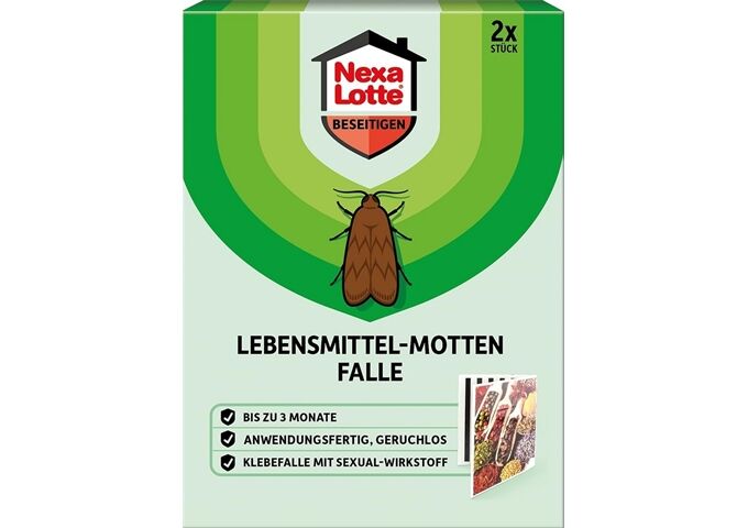 Nexa-Lotte Nexa-Lotte Lebensmittel-Motten Falle, 2 Sück