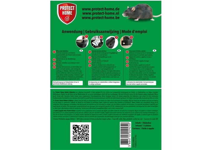 SBM SBM Haushaltsschädlinge PH Ratten Köderbox 1 Stück