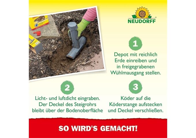 Neudorff Neudorff Quiritox Wühlmausköder Depot, 1 Stück