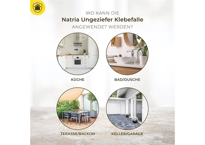 Protect Home PH Natria Ungeziefer Klebefalle, 4Stück