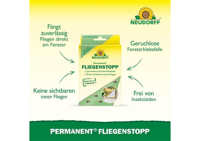 Neudorff Neudorff Permanent FliegenStop Dreiecks-Klebefalle