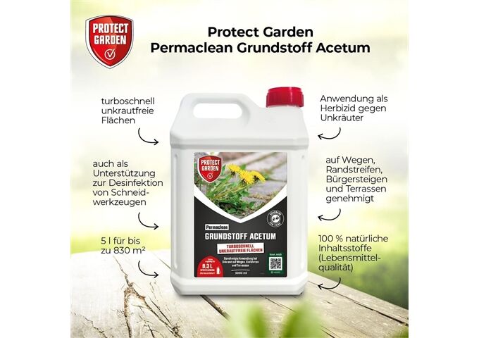 Protect Home PG Permaclean Grundstoff Acetum, 5L