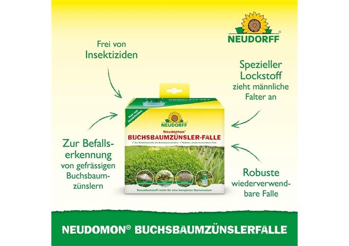 Neudorff Neudomon Buchsbaumzünsler Falle Set
