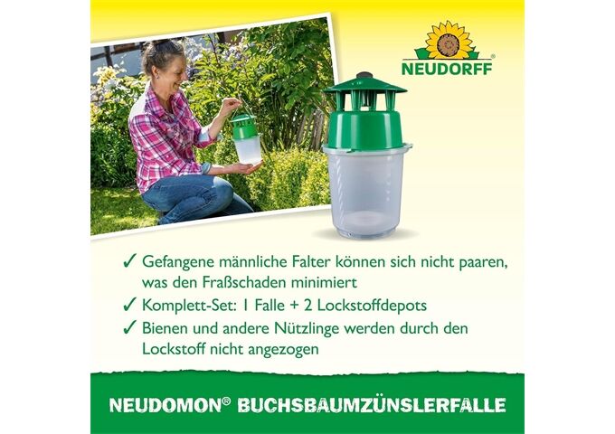 Neudorff Neudomon Buchsbaumzünsler Falle Set