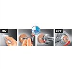 Tesa Powerbutton Haken Deluxe, rund, glänzend