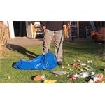  Müllhai Laub- und Abfallsammler mit Teleskoprechen