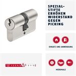 Abus Profilzylinder E30NP 35/45