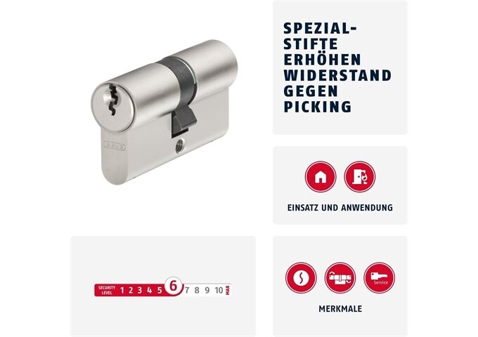 Abus Profilzylinder E30NP 35/45
