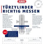 Abus Profilzylinder E30NP 35/45