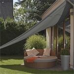 Haushalt Int. Sonnensegel dreieckig anthrazit 5x5x5m Haushalt Int. Sonnensegel dreieckig anthrazit 5x5x5m