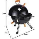 Haushalt Int. Mini- Kugelgrill schwarz D:32cm H:ca. 45cm