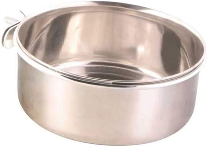 Trixie Edelstahlnapf 300ml, 9cm Schraubbefestigung