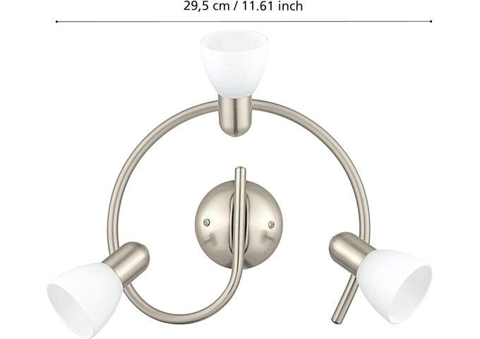 EGLO Wandleuchte DAKAR 1 Ø295 3X40W