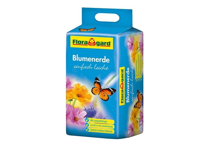 Floragard Blumenerde leicht+kompakt, 25 L