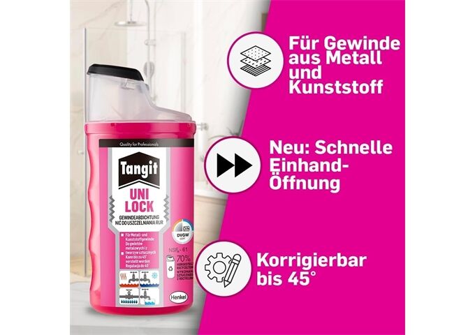 Tangit Uni-Lock Gewindedicht- faden 80 m