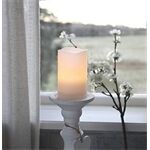 BOLTZE LED-Leuchtkerze, Echtwachs weiß