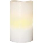 BOLTZE LED-Leuchtkerze, Echtwachs weiß