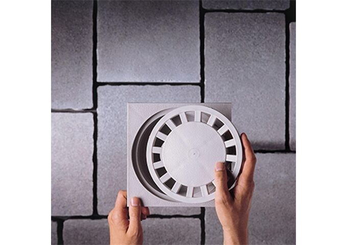 Marley Bodenablauf Flacheinbau aus PP Anschl.an HT DN 75,