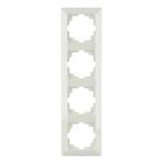 Unitec Abdeckrahmen 4-fach,alpinws Le Mans, Serie 601