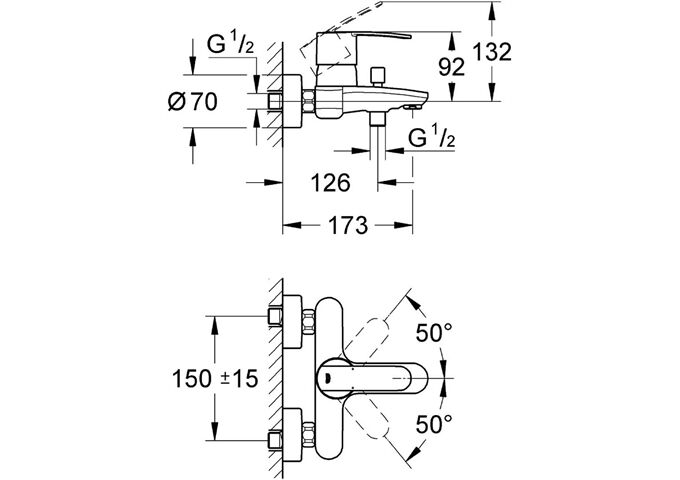 Grohe WAVE Cosmopolitan BA-EHM chrom