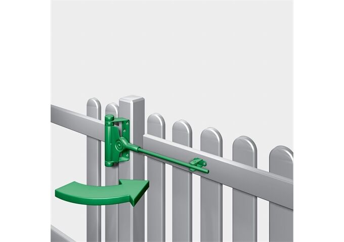 GAH Tür-/Torschliesser 100x242 mm, vz,SB