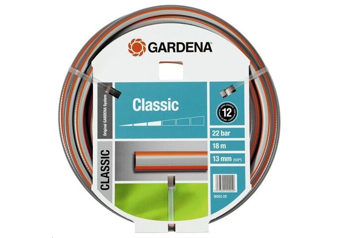 Gardena Classic Schlauch 13 mm (1/2 ´ ´) 18m, ohne Systemt