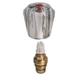 Cornat Ventiloberteil Acryl Elt, rot, 3/8