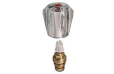 Cornat Ventiloberteil Acryl Elt, rot, 3/8