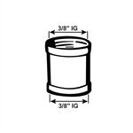 Cornat Messing Muffe 3/8