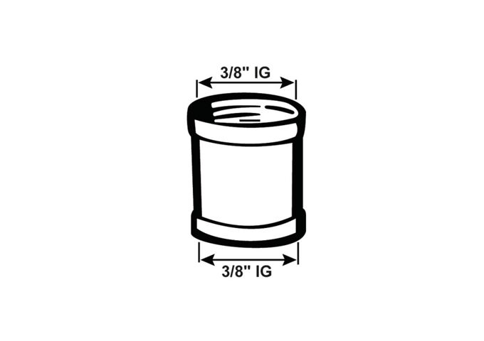 Cornat Messing Muffe 3/8