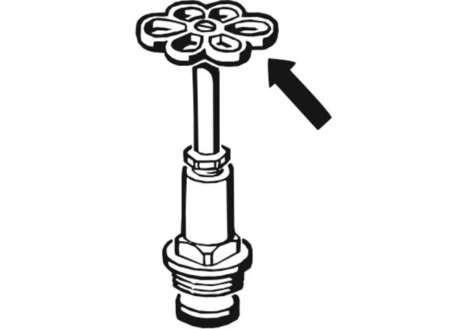  Handrad für Schrägsitzventil 1/2 x3/4