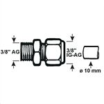  Verschraubung AG 3/8x10