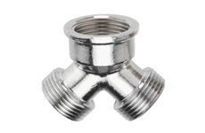 Cornat Verteilerstück 1xIG, 2xAG,3/4 chrom