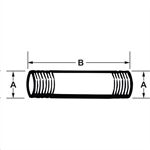 Cornat Rohrnippel verz. 1 1/4 x100mm