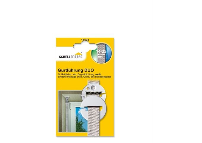 Schellenberg Gurtführung Duo rund mit ZLD weiß