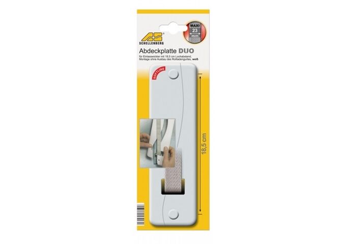 Schellenberg Abdeckplatte Soft-Line 18,5 cm weiß