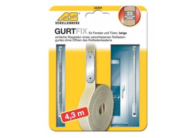 Schellenberg Schnellrep-set 23mm/4,3m beige