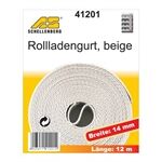Schellenberg Rollladengurt 14mm/12,0 m beige