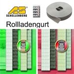 Schellenberg Rollladengurt 23mm/12,0 m grau