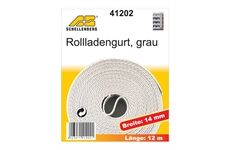 Schellenberg Rollladengurt 14mm/12,0 m grau