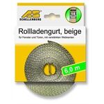 Schellenberg Rollladengurt 14mm/6,0 m beige