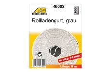 Schellenberg Rollladengurt 14mm/6,0 m grau