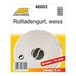 Schellenberg Rollladengurt 14mm/6,0 m weiss