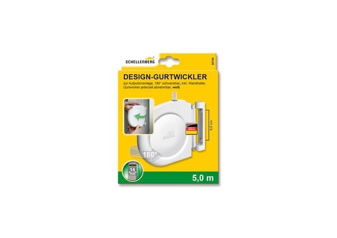 Schellenberg Aufschraubwickler Design Mini weiß