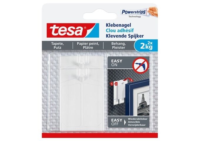 Tesa Klebenagel Tapete, Putz, 2 kg