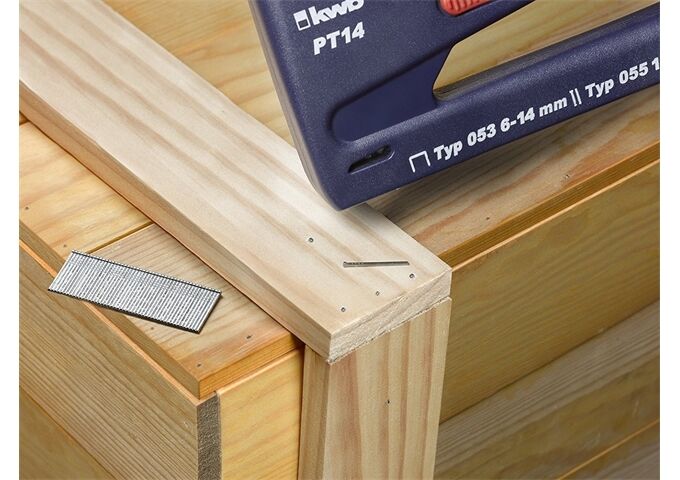 KWB Heftnägel Stahldraht Serie 055 L28mm Inh ;500