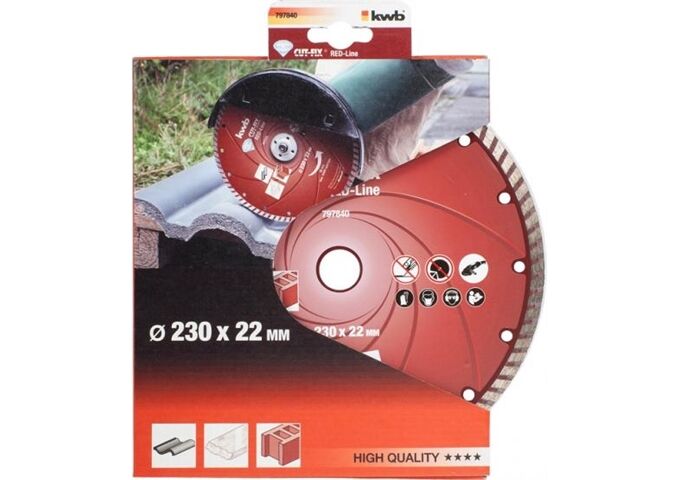 KWB Diamant-Trennscheibe RED LINE TurboD230mm